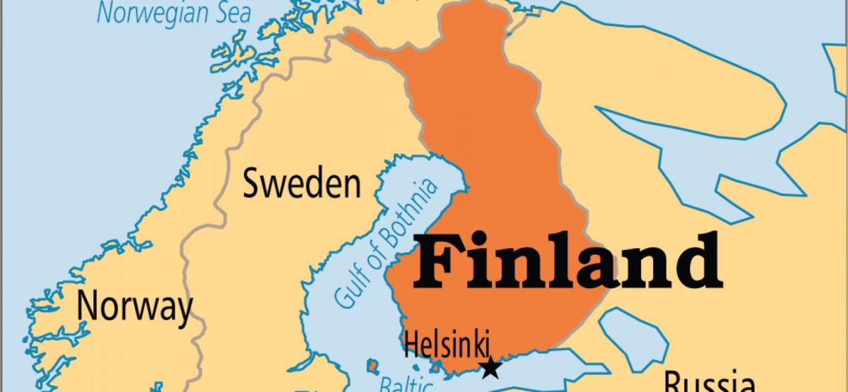 Mapa Helsinki, Finlandia