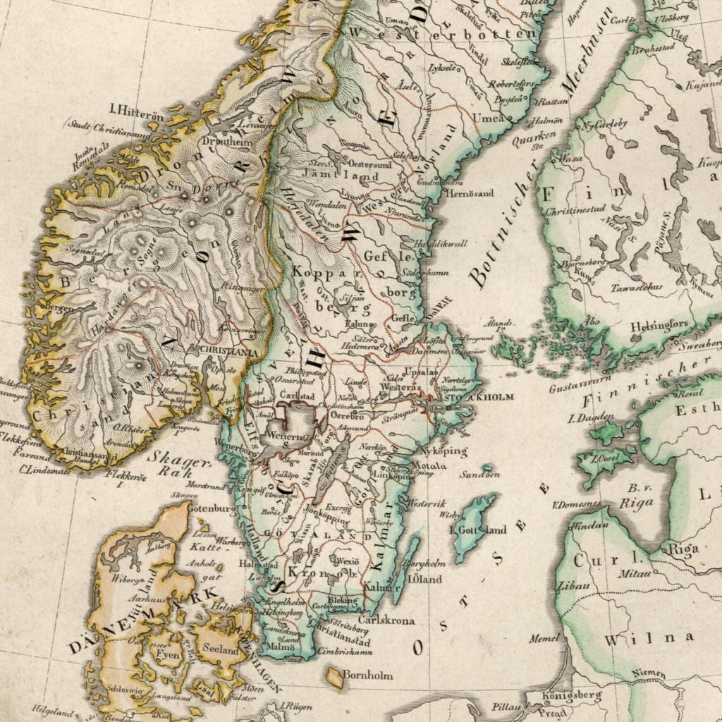 Mapa stara Finlandia