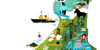 Finlandia mapa